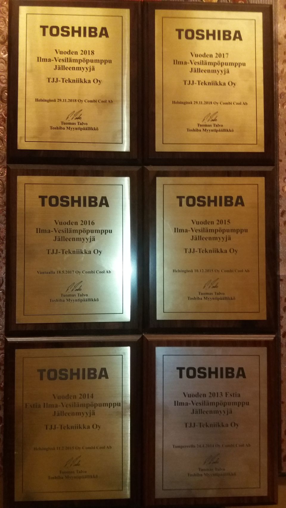 Toshiba on todistetusti hyvä.